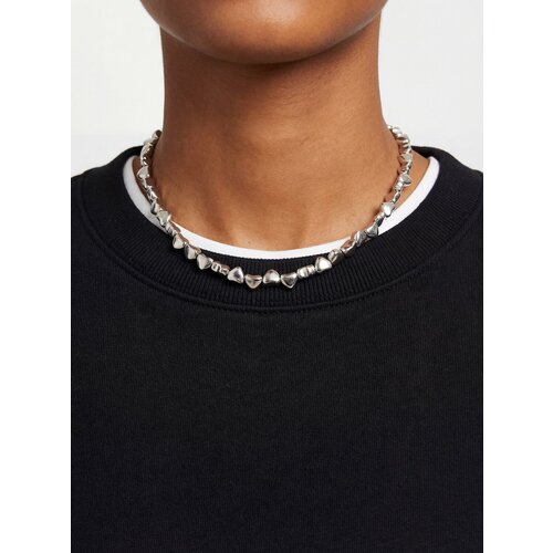 Колье LU Jewel, длина 37 см, серебряный