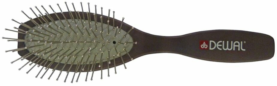 Расческа для волос массажная мини DEWAL PRO COFFEE BR6402 (7 рядов)