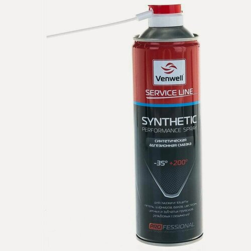 Изображение товара Синтетическая Адгезионная Смазка (Аэрозоль). Synthetic Performance Spray 500 Мл(Venwell Vwsl019Ru)