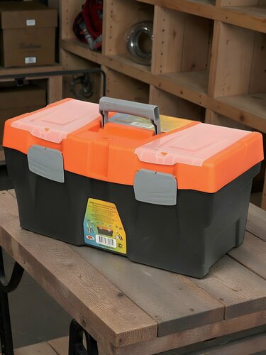 Изображение товара Ящик для инструментов Profbox М-60, 24', пластик, с органайзерами