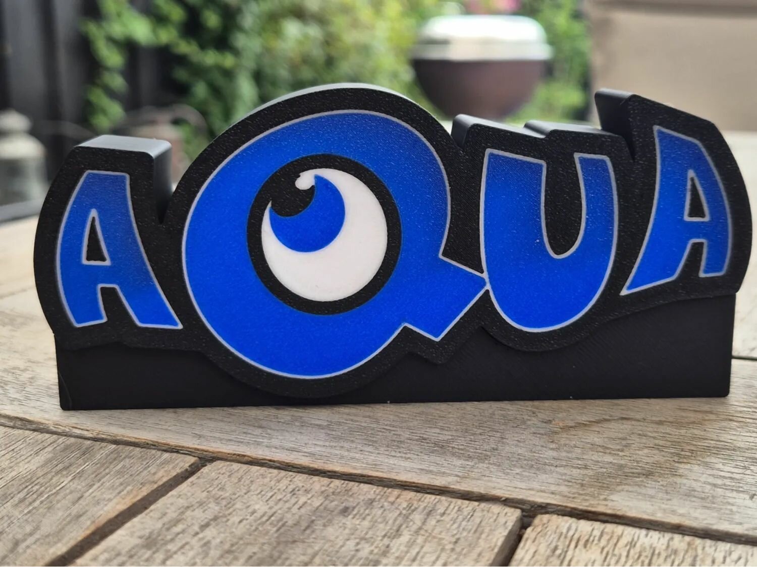 Лайтбокс с логотипом Aqua световой короб ночник с подсветкой декоративный