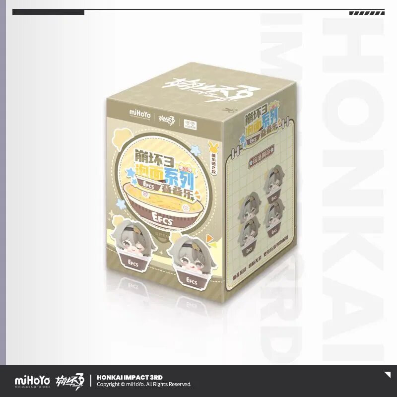 Honkai Impact 3rd Instant Noodle Series Аниме фигурка 4.4-5.07cm, Изысканный подарок, Vill-V