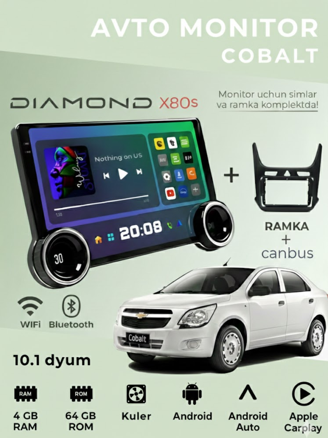 Android-монитор DIAMOND — Премиальная мультимедиа для вашего авто!