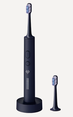 Изображение товара Электрическая зубная щётка Xiaomi T700 Dark Blue, звуковая, для всей поверхности, 3 режима, IPX7