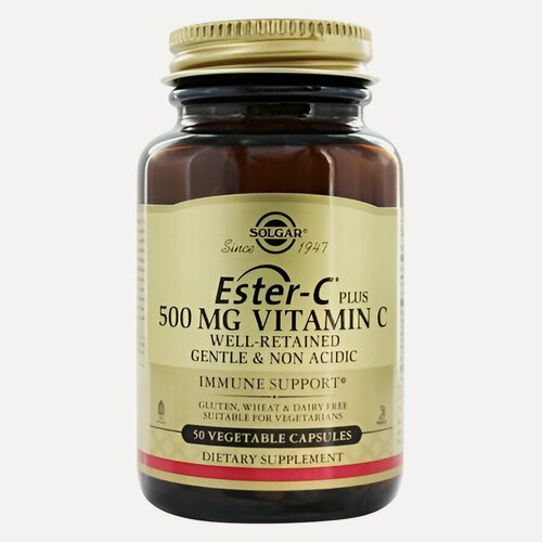 Изображение товара Витаминный комплекс Solgar "Ester-C+Витамин С", укрепление иммунитета, 50 шт.