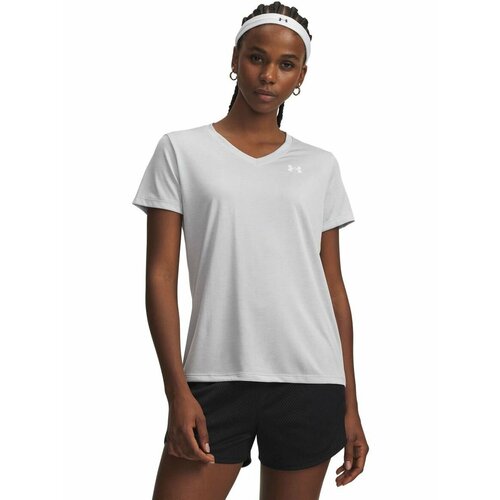 фото Футболка спортивная under armour tech ssv- twist, размер xl, серый