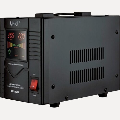 Изображение товара Стабилизатор напряжения Uniel RS-1/1500 релейный однофазный, 1,5 кВА
