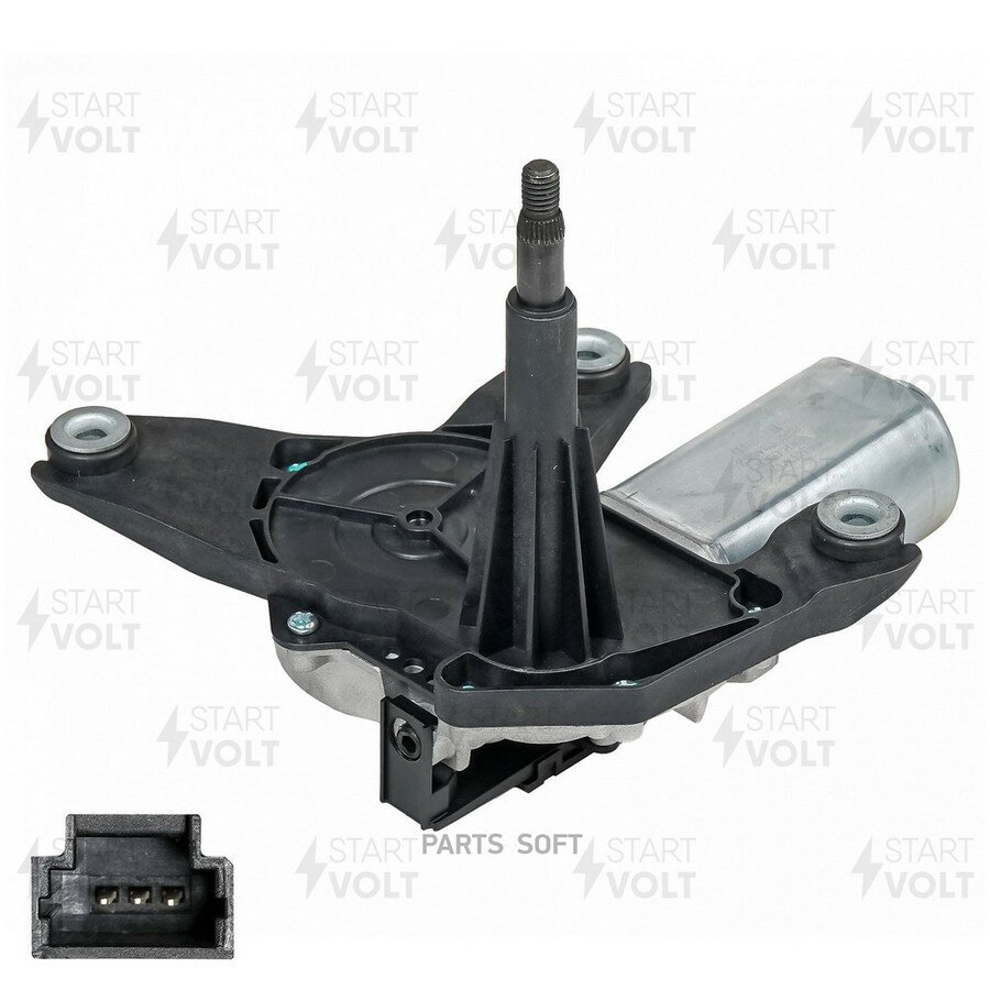 Моторедуктор стеклооч. задний для а/м Renault Duster (12-)/Sandero (09-) (VWB 0907) STARTVOLT VWB0907 | цена за 1 шт