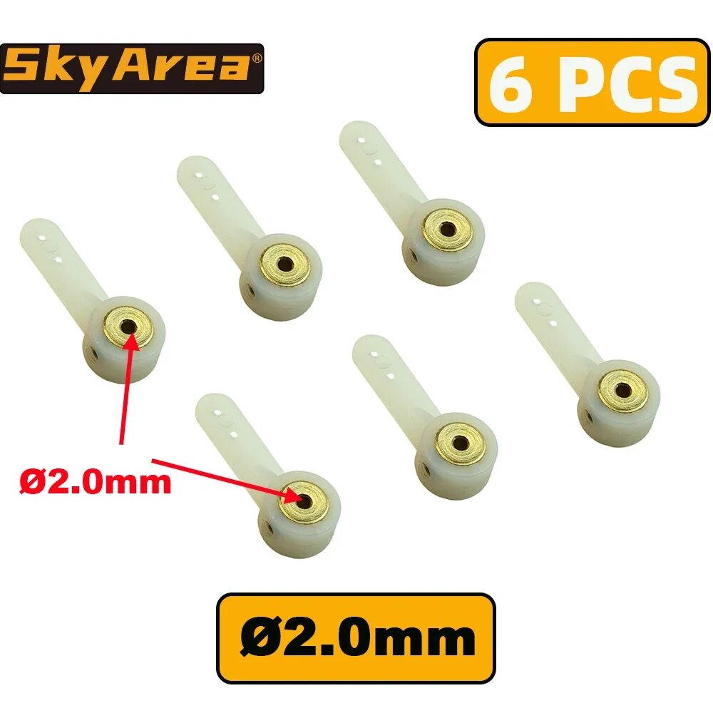 SKYAREA RC Fixwing, нейлон, Dia. 2.0mm, 6 шт.