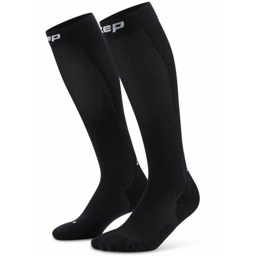 фото Гольфы компрессионные cep core run socks, tall, 5.0, размер iv, черный