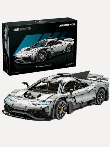 Изображение товара Радиоуправляемый конструктор CADA гоночный автомобиль Mercedes-AMG ONE, 4WD, 3295 элементов - C61503W