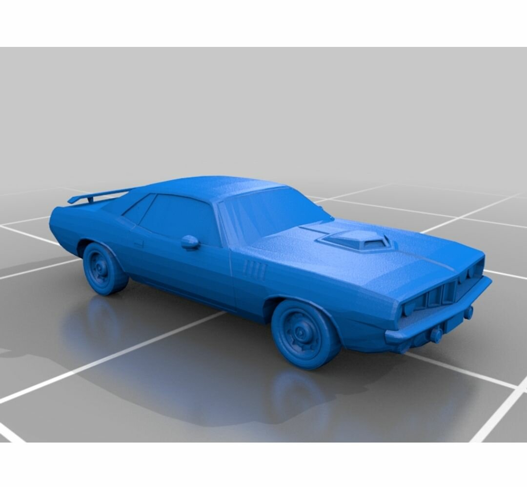 Dodge Barracuda. Масштабная модель 1:72.