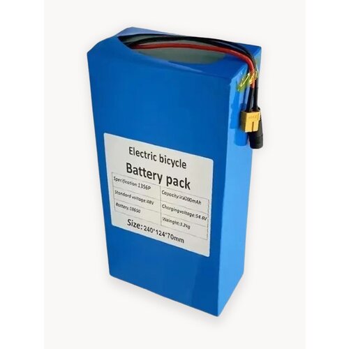 Аккумуляторная батарея для электровелосипедов, 48V 40Ah, 2000Вт, 3,2кг, XT60+DC