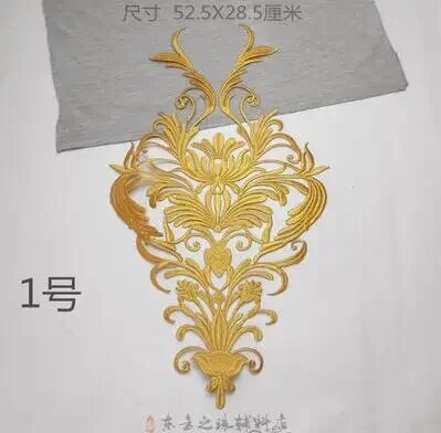Золотые и серебряные лаковые аппликации Renesmee No1 gold