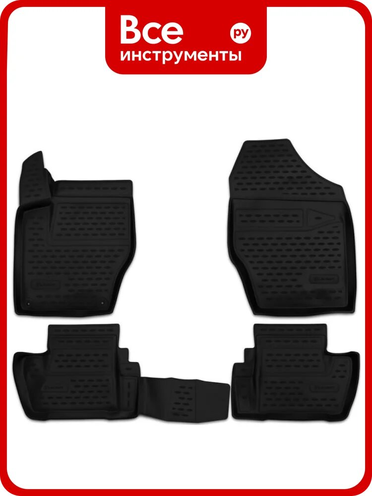 Коврики в салон Element PEUGEOT 408 2012-, 3D, 4 шт. CARPGT10031k