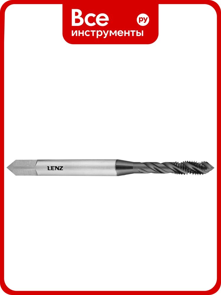 Метчик машинный LENZ для глухих отверстий М5х0,8, DIN 371, HSSE-PM, LZGM-1205