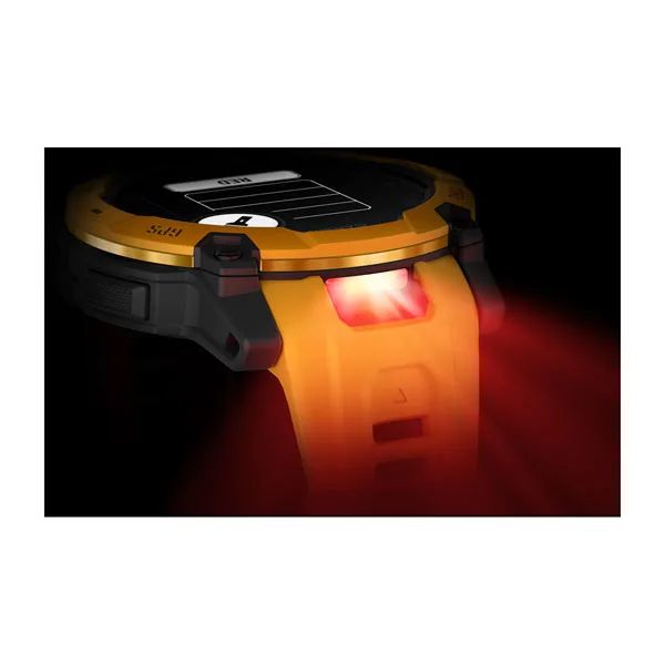 Смарт-часы Garmin Instinct 3 Solar 50 mm Sunburst with Sunburst/Grey Band 010-02935-02 — фото 1