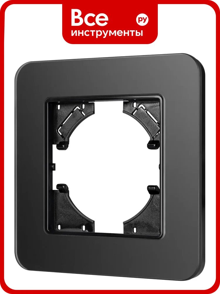 Рамка стеклянная Arlight FRM-OMALI-SFGS-1-BK 1шт 0 049676