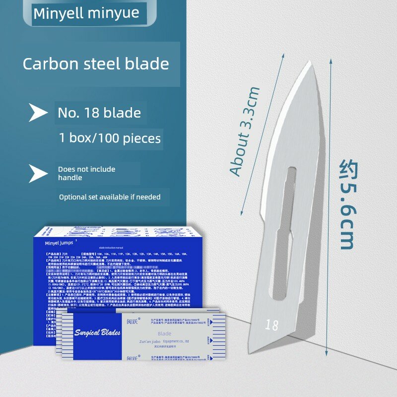 MinYue 18 Ножи 100 Штук в Коробке для Медицинских Ремонтных Инструментов
