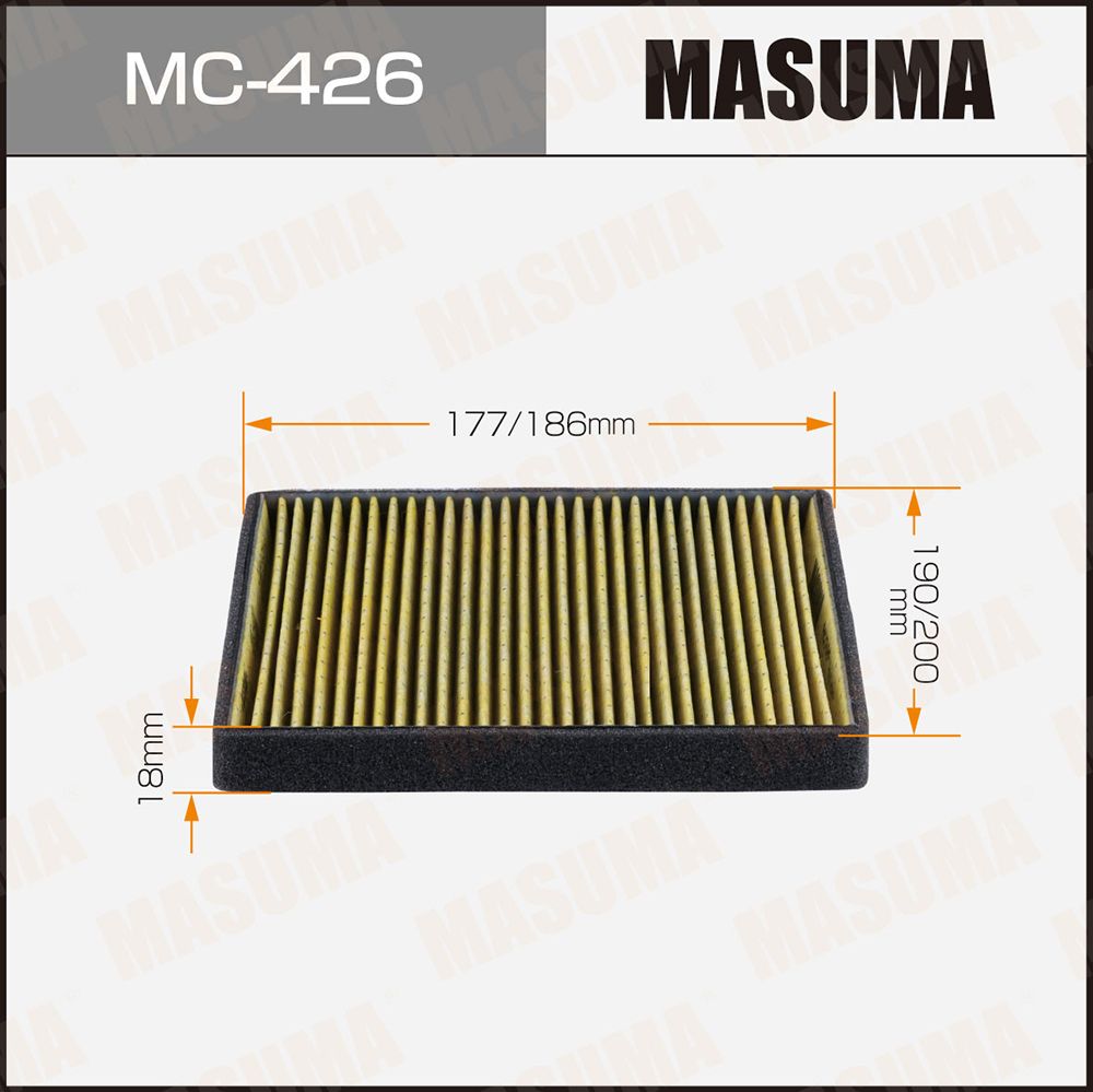 Фильтр салонный MASUMA MC-426 для MITSUBISHI COLT 2002-2012, MITSUBISHI COLT PLUS 2004-2012