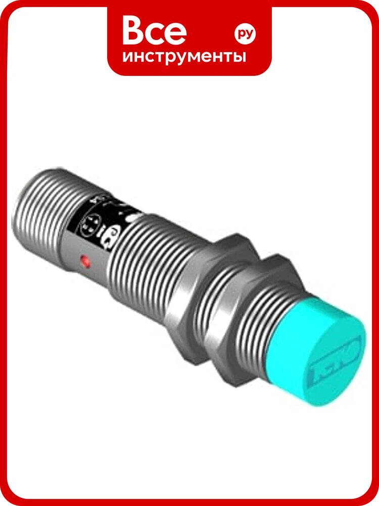 Индуктивный датчик теко ISN FC2A-31P-4-LS4-C Sn=4 мм, корпус М12x1 алюминий не заподлицо, 10 . 30 DC NO PNP, IP67, подключение разъем 00-00025918