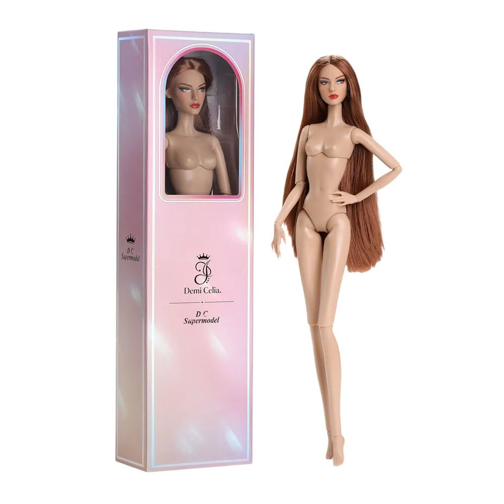 Сувенирная Natural skin straight hair4, высота 12 см, длина 32 см