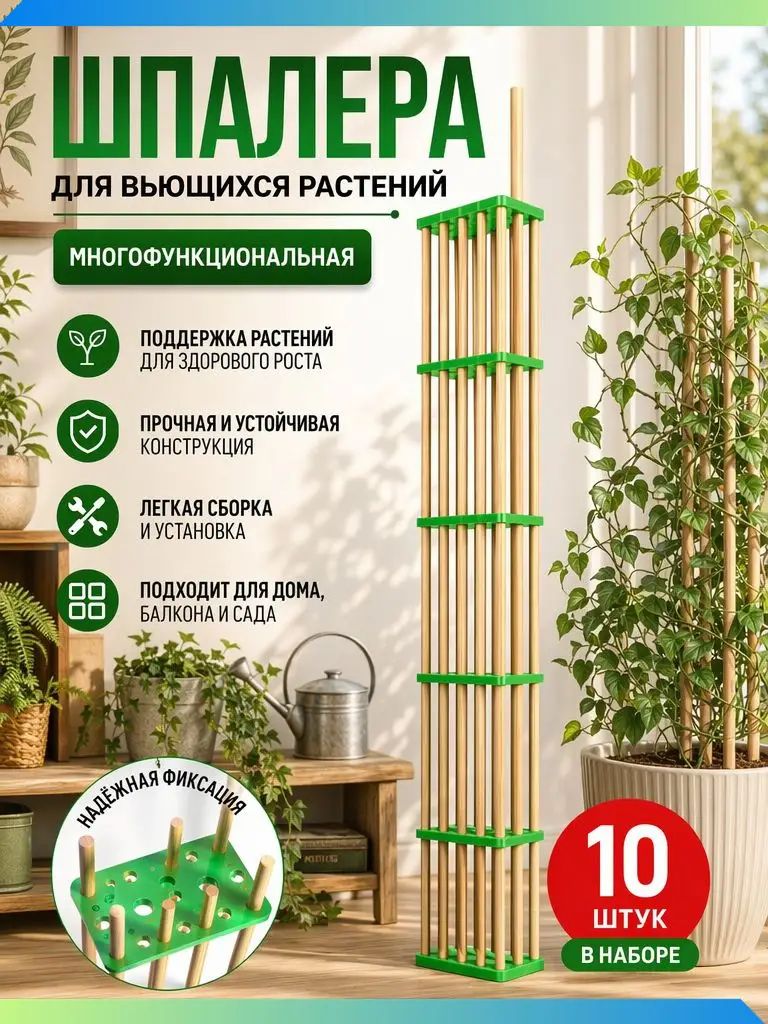 10шт. Клеточка изолятор маточный 'длинный' (бамбук)