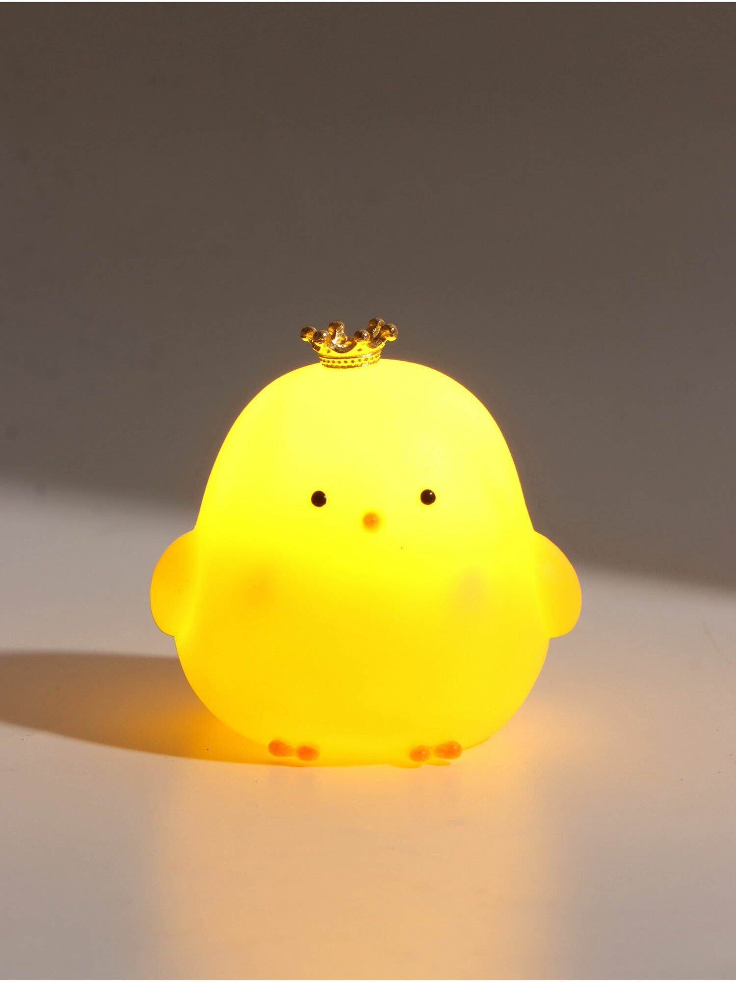 Ночник детский "Цыплёнок в короне", антистресс, LED, 3хAG10, 5.7x5.7x6.6 см, 2 шт.