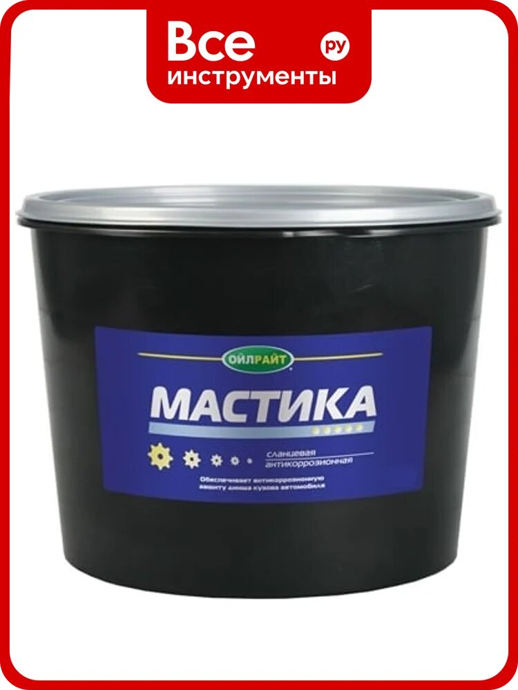 Мастика OILRIGHT сланцевая, 5 кг, ведро 6103