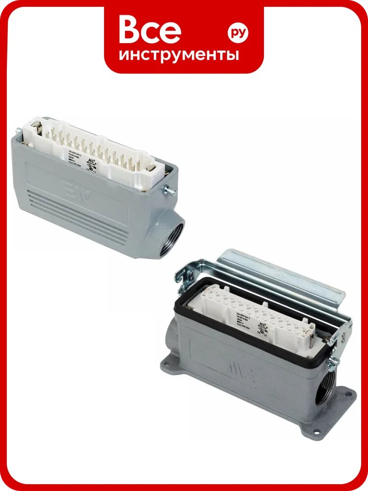 Прямоугольный промышленный разъем Mete Enerji комплект H24E-AM-EF 685645K