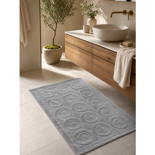 фото Коврик natali's carpet, для ванной и туалета нескользящая основа большой 120х180 см турция natali's carpets