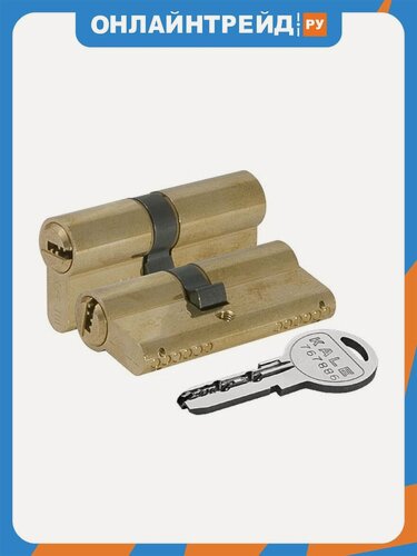 Изображение товара Цилиндровый механизм Kale Kilit 164 SN/90 (30+10+50) mm латунь 5 кл.