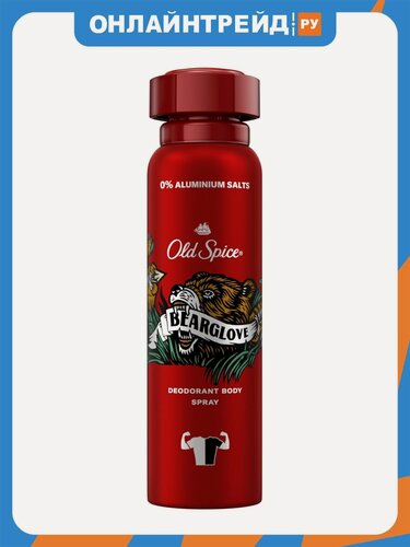 Изображение товара Дезодорант-спрей Old Spice Bearglove, 150 мл