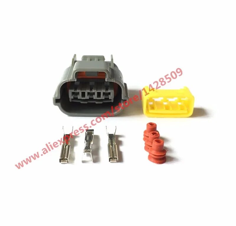 Комплект из 1 шт. 3-контактного разъема датчика TPS Sumitomo 6098-0141 для Renault Nissan