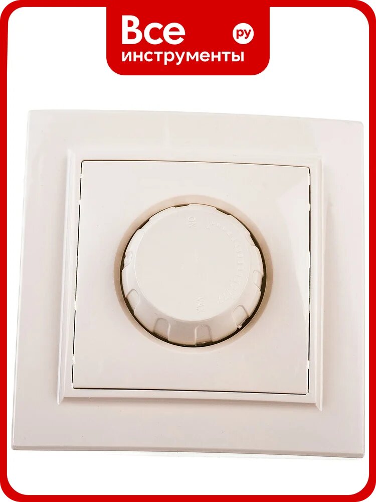 Светорегулятор EKF Минск, СП, 600W, 220В, бежевый ERD06-101-20