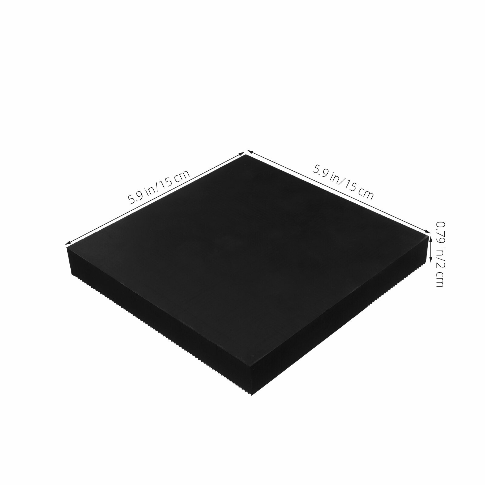 Твердая Резиновая Подушка Для Джека 15x15x2 См Черного Цвета С Простой Установкой И Превосходной Устойчивостью