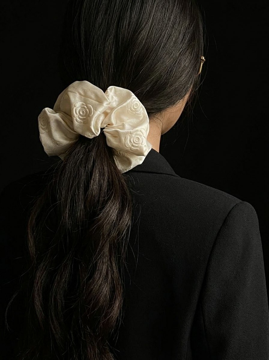 Резинка для волос в стиле Chanel