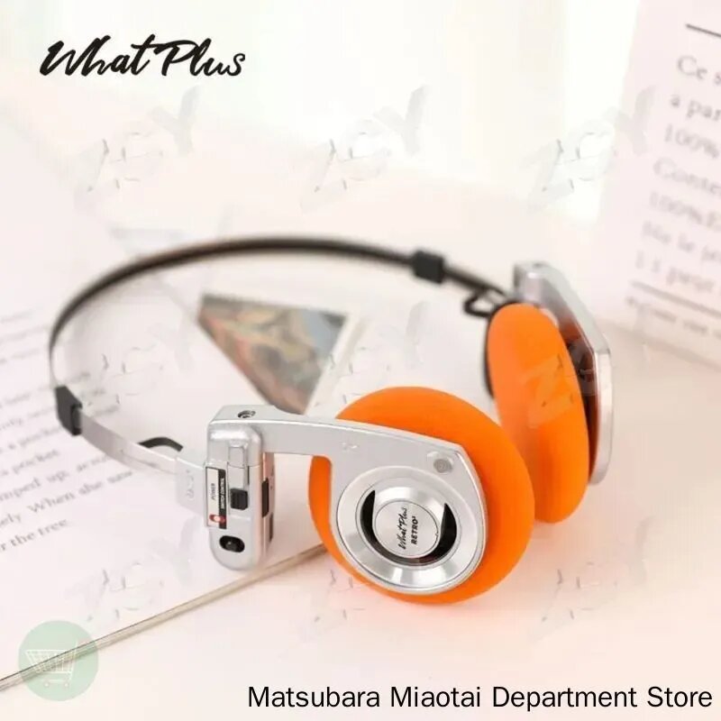 WhatPlus RETRO R3 Портативные Беспроводные Наушники HIFI С Складной Конструкцией И Шумоподавлением