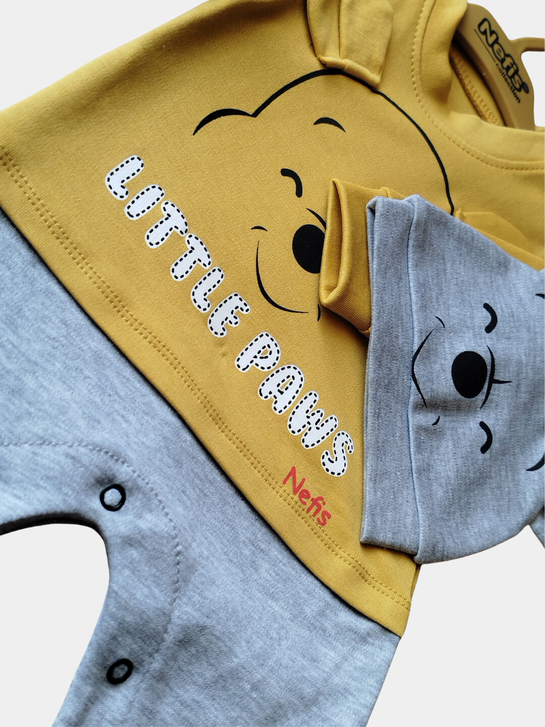 Комбинезон , размер 80, горчичный — фото 1