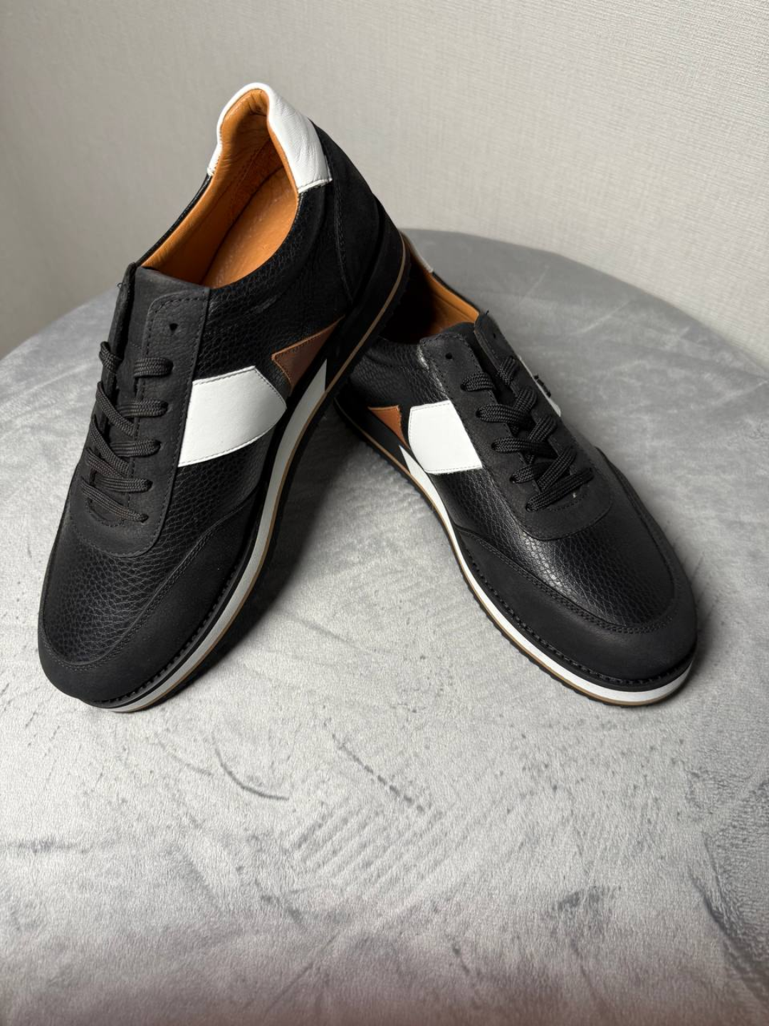 Кроссовки  009, размер 42, black - white — фото 1