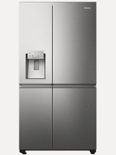 Изображение товара Холодильник Side by Side Hisense RS628P5SG1, полезный объем 632 л, Total No Frost, Wi-Fi, зона свежести, инверторный компрессор, класс энергоэффективности A+, ледогенератор, серый
