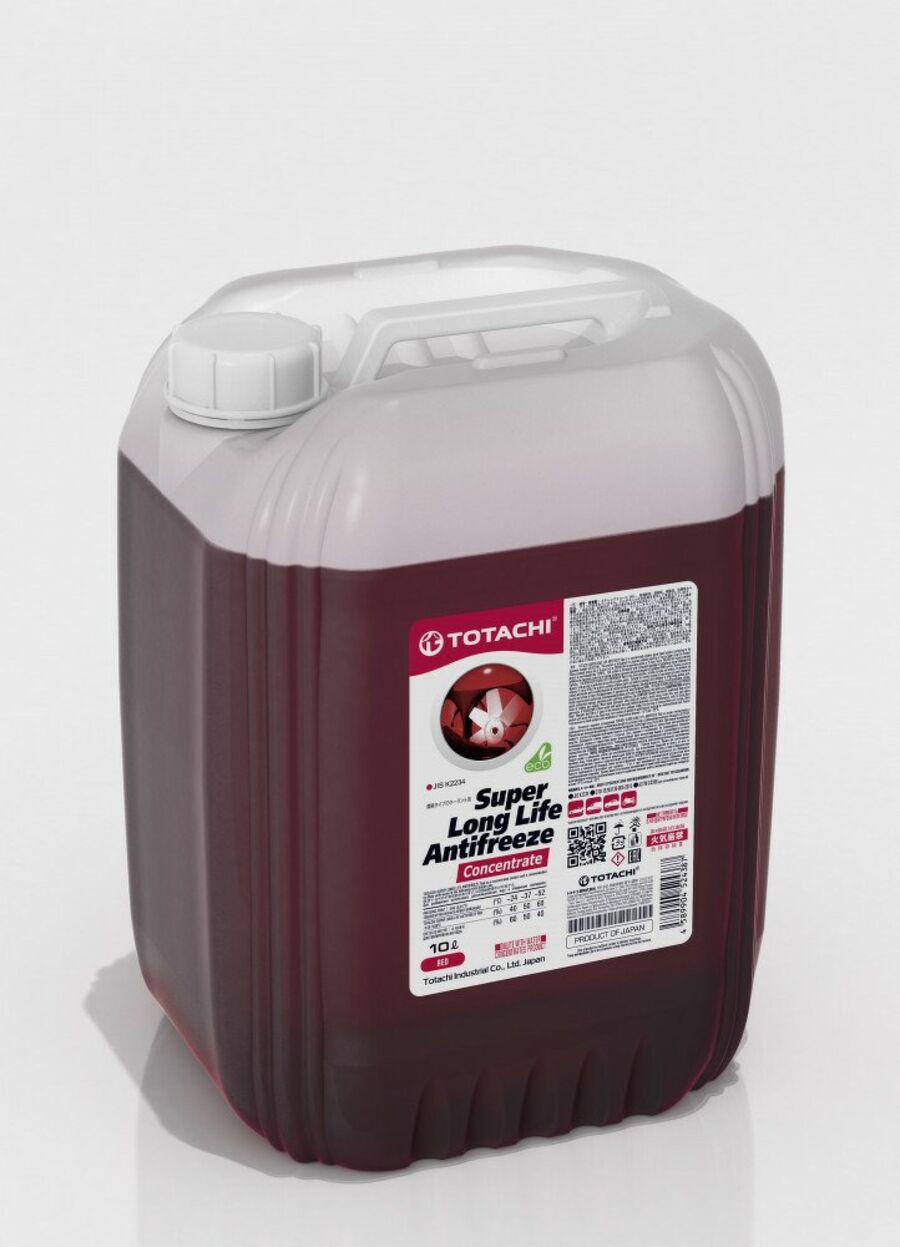 Концентрат Жидкости Охлаждающей Totachi Super Long Life Antifreeze Red 10Л (TOTACHI 43310)