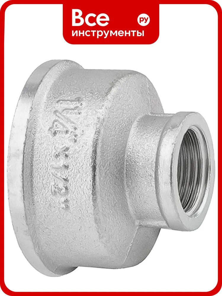 Муфта переходная никелированная PROFACTOR 1 1/4" х 1/2" PF TF 66
