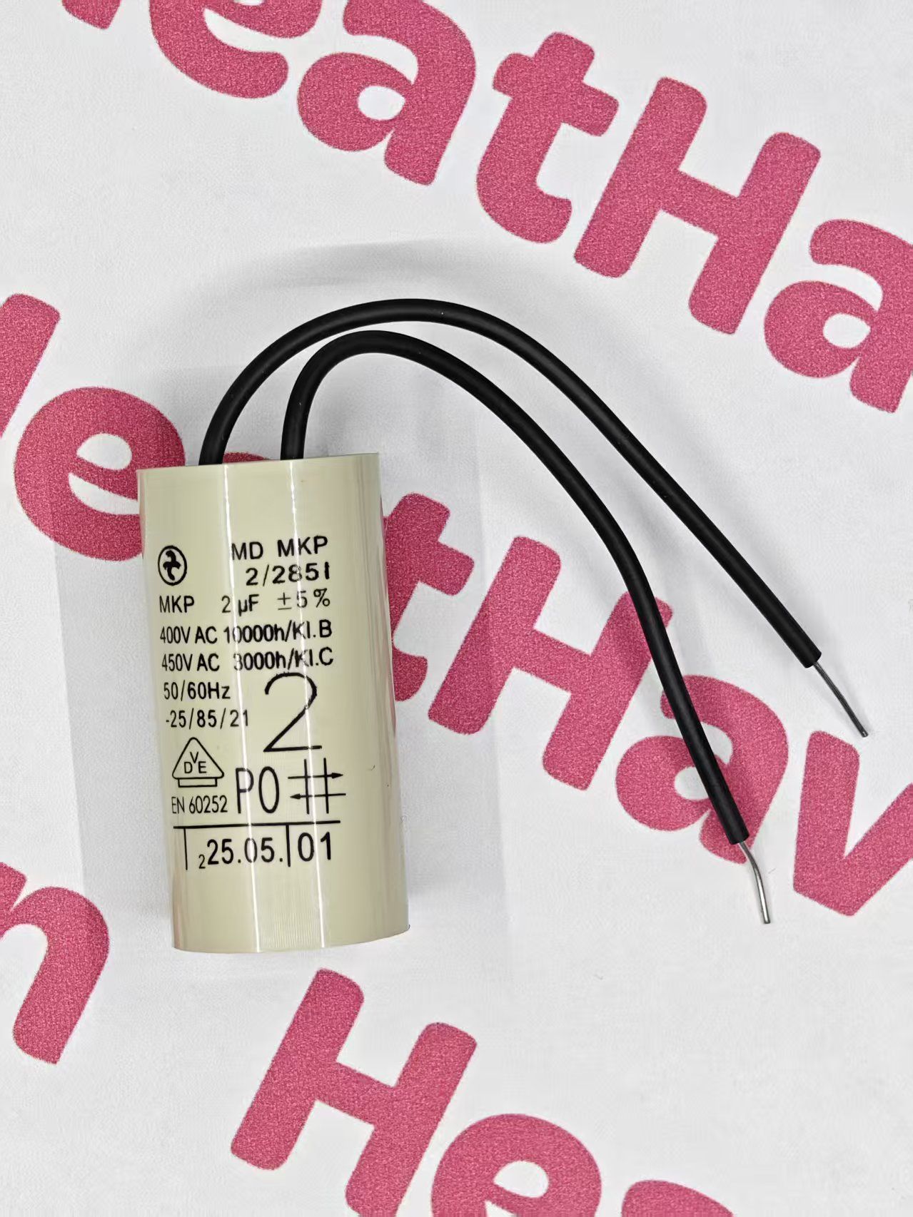 Конденсатор циркуляционного насоса 2 мкФ для насосов Grundfos, Wilo и их аналогов HeatHaven