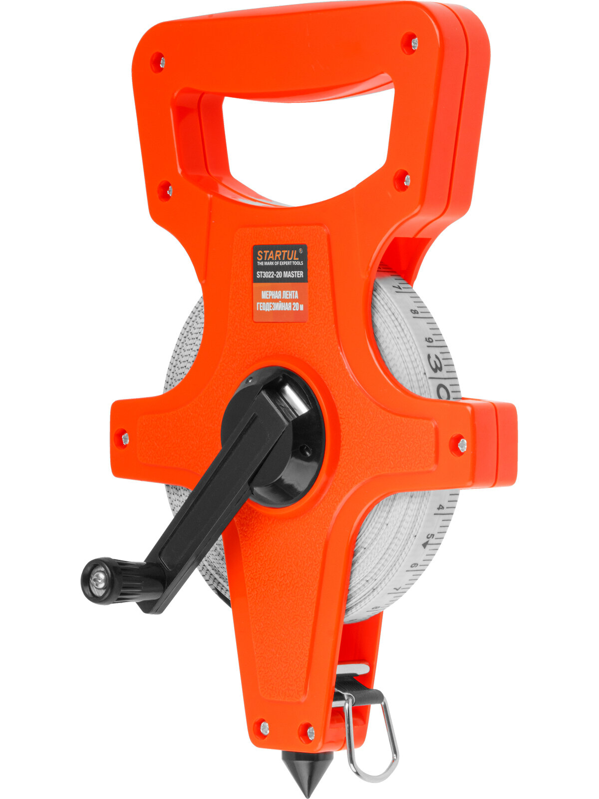 Рулетка геодезическая 20 м STARTUL ST3022-20, фибергассовая лента, мерная лента