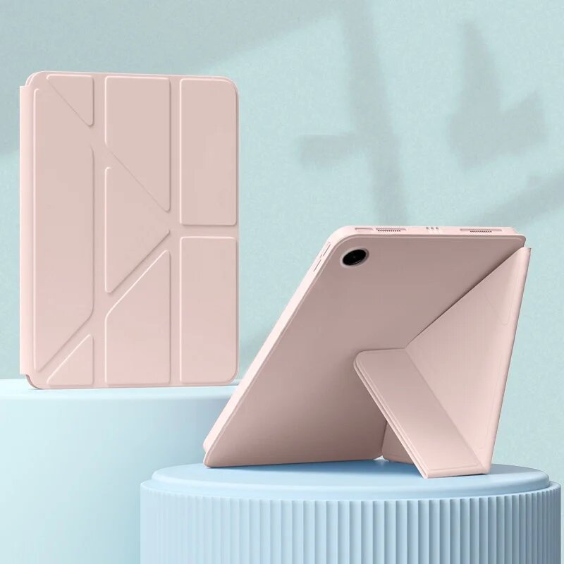 Складной силиконовый чехол для Samsung Galaxy Tab A11 Plus 11 дюймов Розовый, pink