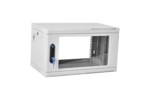 CMO цмошкаф телекоммуникационный настенный сварной 6U (600 350) съёмные стенки, дверь стекло