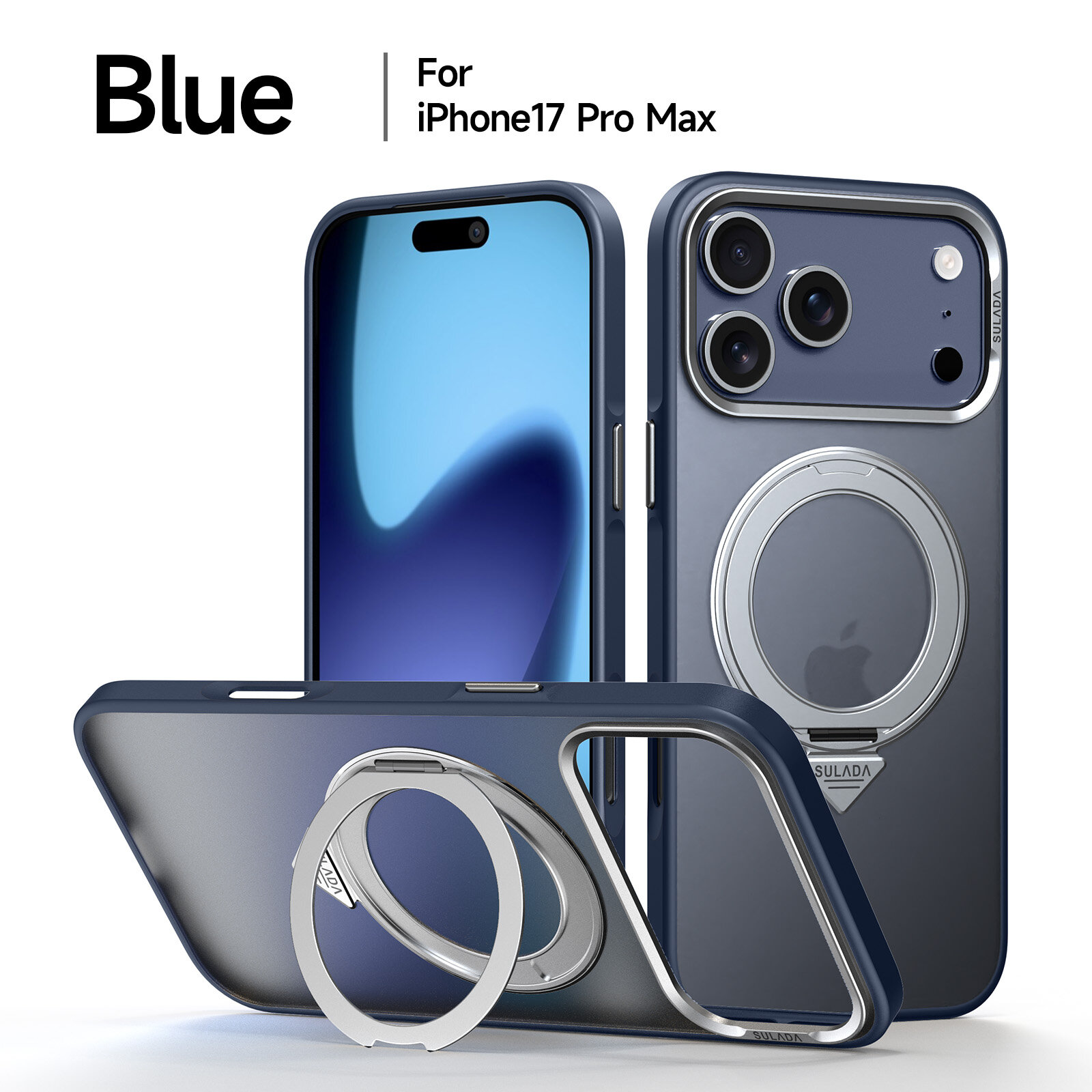 Чехол для Apple iPhone 17 Pro Max / Айфон 17 Про Макс, soft touch, чехол-кардиомонитор, искусственная кожа, поликарбонат (PC), защита камеры, ударопрочный, встроенная подставка, усиленные углы, Apple,