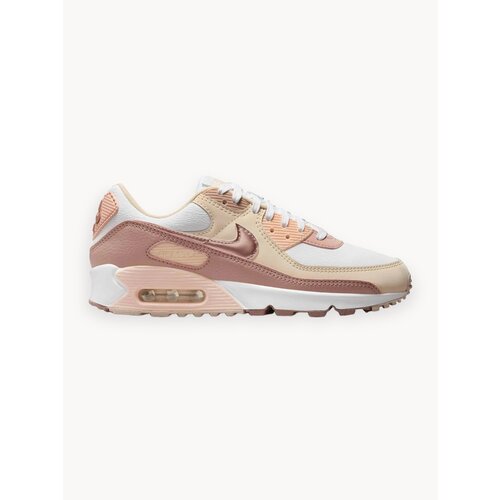 фото Кроссовки nike air max 90, размер 8 us, белый/розовый/бежевый