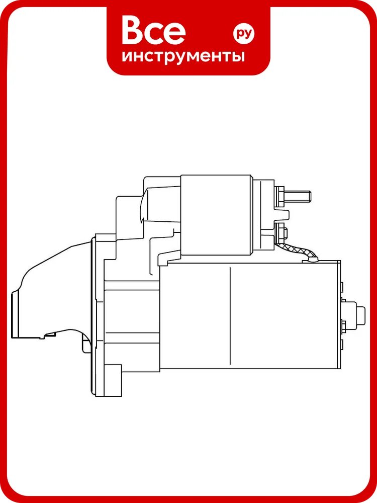 Стартер для автомобилей Fiat Ducato 2.3JTD 1,7кВт StartVOLT LSt 1622
